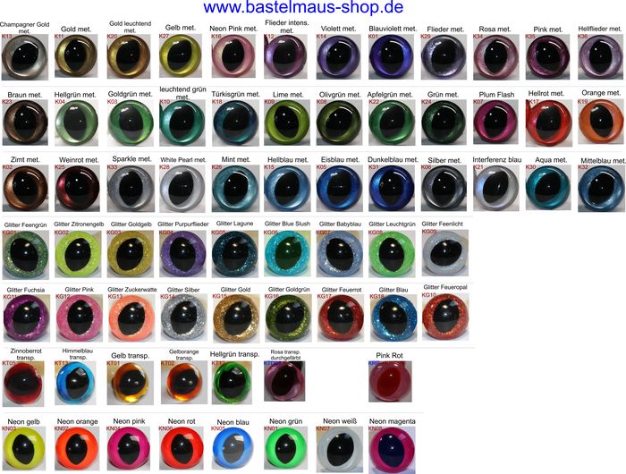 Katzenaugen Drachenaugen - geschlitzte Pupille